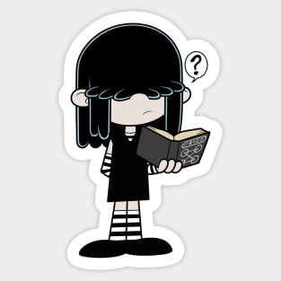 Lucy Loud Reading? Sticker